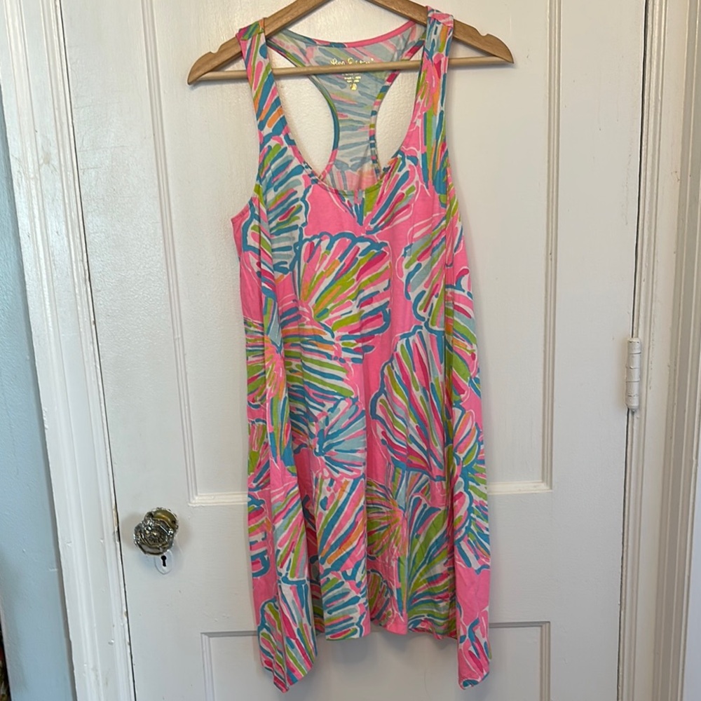 Lily Pink Racerback Shell Dress - Picture 2 of 5